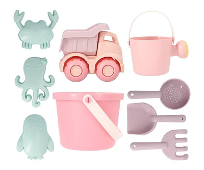 set de juguetes de playa cubo gloss